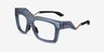 Oakley OX8190 Enigma Ink Matte Transparent Abyss Éco-responsableMontures de lunettes de vue d'EyeBuyDirect, Vue d'Angle