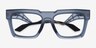 Oakley OX8190 Enigma Ink Matte Transparent Abyss Éco-responsableMontures de lunettes de vue d'EyeBuyDirect, Vue Rapprochée