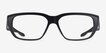 Oakley Upturn Satin Black PlasticEyeglass Frames from EyeBuyDirect, Front View