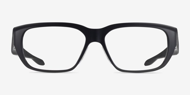 Oakley Upturn Satin Black PlasticEyeglass Frames from EyeBuyDirect, Front View