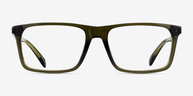 Coach HC6251U Transparent Olive AcetateEyeglass Frames from EyeBuyDirect, Front View