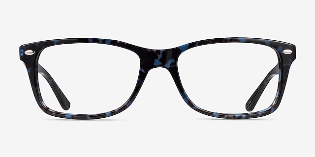 Ray-Ban RB5228 Tortoise Blue Turtle AcétateMontures de lunettes de vue d'EyeBuyDirect, Vue de Face