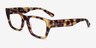 Ray-Ban RB5448 Photo Tortoise Brown AcetateEyeglass Frames from EyeBuyDirect, Angle View