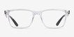 Ray-Ban RB7025 Transparent PlasticEyeglass Frames from EyeBuyDirect, Front View
