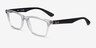 Ray-Ban RB7025 Transparent PlasticEyeglass Frames from EyeBuyDirect, Angle View