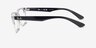 Ray-Ban RB7025 Transparent PlasticEyeglass Frames from EyeBuyDirect, Side View