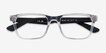 Ray-Ban RB7025 Transparent PlasticEyeglass Frames from EyeBuyDirect, Closed View