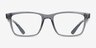 Ray-Ban RB7025 Light Gray PlasticEyeglass Frames from EyeBuyDirect, Front View