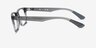 Ray-Ban RB7025 Light Gray PlasticEyeglass Frames from EyeBuyDirect, Side View