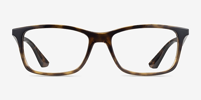 Ray-Ban RB7047 Tortoise PlasticEyeglass Frames from EyeBuyDirect, Front View