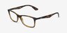 Ray-Ban RB7047 Tortoise PlasticEyeglass Frames from EyeBuyDirect, Angle View