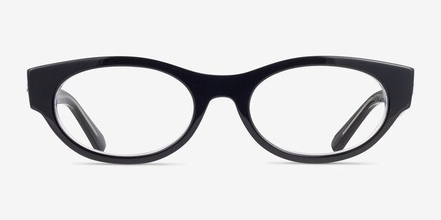 Ray-Ban RB5447 Black On Transparent AcétateMontures de lunettes de vue d'EyeBuyDirect, Vue de Face