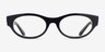 Ray-Ban RB5447 Black On Transparent AcetateEyeglass Frames from EyeBuyDirect, Front View