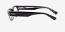 Ray-Ban RB5447 Black On Transparent AcetateEyeglass Frames from EyeBuyDirect, Side View