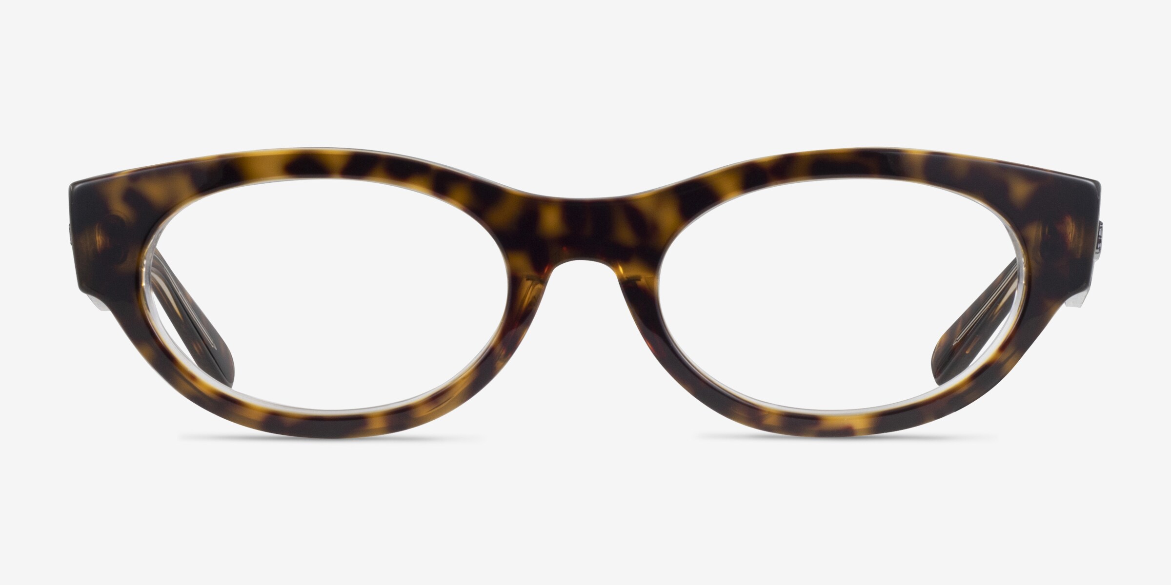 Ray-Ban RB5447 - Oval Tortoise On Transparent Frame  display picture 1