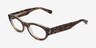 Ray-Ban RB5447 Tortoise On Transparent AcetateEyeglass Frames from EyeBuyDirect, Angle View