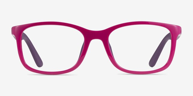 Ray-Ban RB1644 Fucsia On Rubber Violet Éco-responsableMontures de lunettes de vue d'EyeBuyDirect, Vue de Face