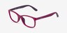 Ray-Ban RB1644 Fucsia On Rubber Violet Éco-responsableMontures de lunettes de vue d'EyeBuyDirect, Vue d'Angle