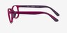 Ray-Ban RB1644 Fucsia On Rubber Violet Éco-responsableMontures de lunettes de vue d'EyeBuyDirect, Vue de Côté