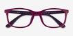 Ray-Ban RB1644 Fucsia On Rubber Violet Alternative MaterialsEyeglass Frames from EyeBuyDirect, Closed View