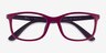 Ray-Ban RB1644 Fucsia On Rubber Violet Éco-responsableMontures de lunettes de vue d'EyeBuyDirect, Vue Rapprochée