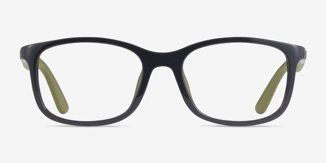 Ray-Ban RB1644 Gray With Rubber Green Éco-responsableMontures de lunettes de vue d'EyeBuyDirect, Vue de Face