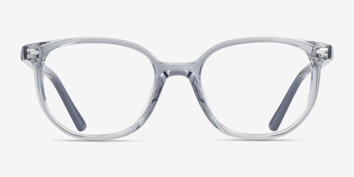 Ray-Ban Junior Ellot Transparent Gray Plastique Montures de lunettes de vue d'EyeBuyDirect