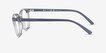 Ray-Ban Junior Ellot Transparent Gray PlasticEyeglass Frames from EyeBuyDirect, Side View