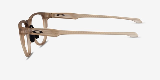Oakley Admission Matte Sepia PlasticEyeglass Frames from EyeBuyDirect, Side View