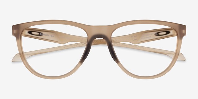 Oakley Admission Matte Sepia PlasticEyeglass Frames from EyeBuyDirect, Closed View