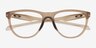 Oakley Admission Matte Sepia PlasticEyeglass Frames from EyeBuyDirect, Closed View
