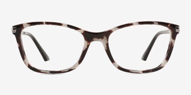 Vogue Eyewear VO5378 Ivory Tortoise PlasticEyeglass Frames from EyeBuyDirect, Front View