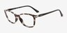 Vogue Eyewear VO5378 Ivory Tortoise PlasticEyeglass Frames from EyeBuyDirect, Angle View
