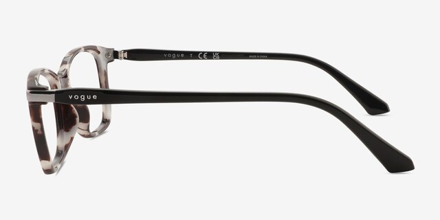 Vogue Eyewear VO5378 Ivory Tortoise PlasticEyeglass Frames from EyeBuyDirect, Side View