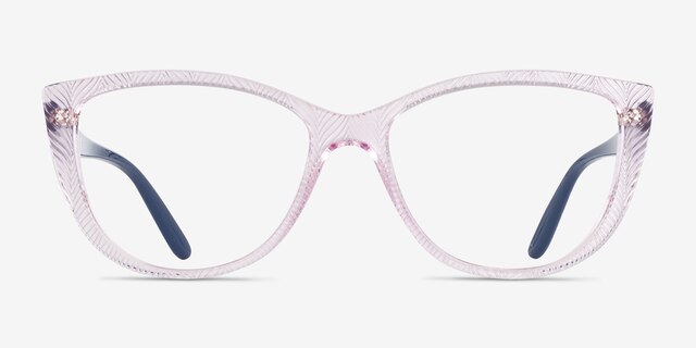 Vogue Eyewear VO5485 Transparent Light Pink PlasticEyeglass Frames from EyeBuyDirect, Front View