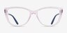 Vogue Eyewear VO5485 Transparent Light Pink PlasticEyeglass Frames from EyeBuyDirect, Front View