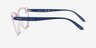 Vogue Eyewear VO5485 Transparent Light Pink PlasticEyeglass Frames from EyeBuyDirect, Side View