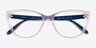 Vogue Eyewear VO5485 Transparent Light Pink PlasticEyeglass Frames from EyeBuyDirect, Closed View