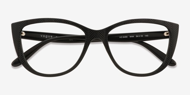 Vogue Eyewear VO5485 Noir PlastiqueMontures de lunettes de vue d'EyeBuyDirect, Vue Rapprochée