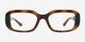 Vogue Eyewear VO5568 Dark Tortoise PlasticEyeglass Frames from EyeBuyDirect, Front View