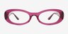 Vogue Eyewear VO5596 Transparent Violet AcetateEyeglass Frames from EyeBuyDirect, Front View