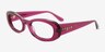 Vogue Eyewear VO5596 Transparent Violet AcetateEyeglass Frames from EyeBuyDirect, Angle View