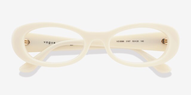 Vogue Eyewear VO5596 White AcetateEyeglass Frames from EyeBuyDirect, Closed View
