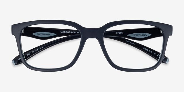 ARNETTE Steek Navy Eco-friendlyEyeglass Frames from EyeBuyDirect, Closed View
