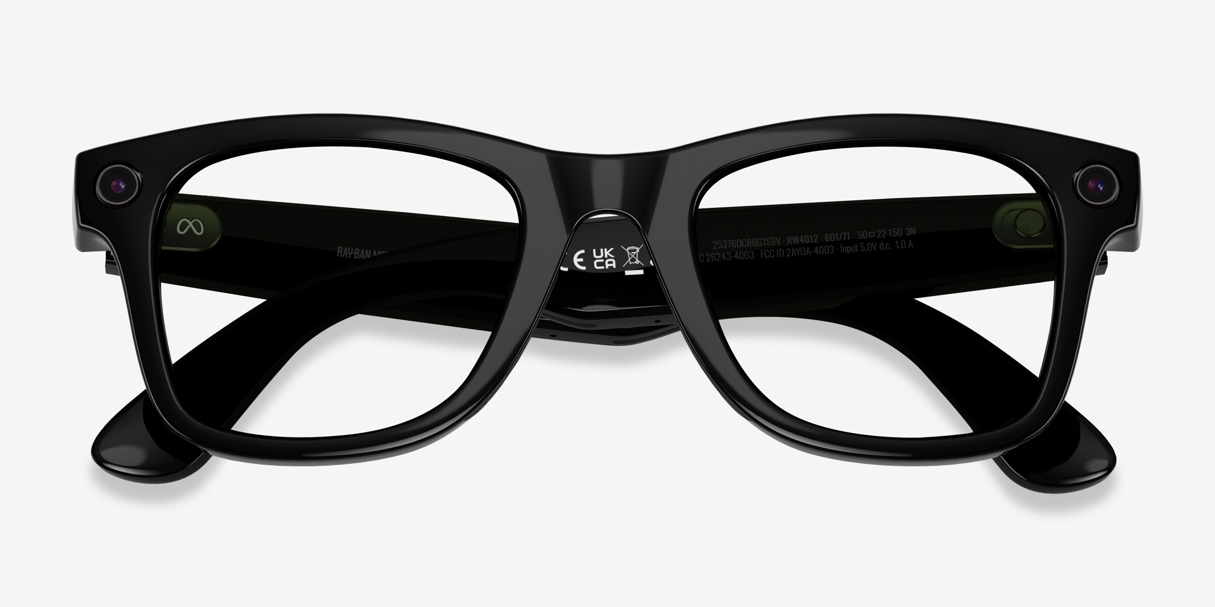 Ray-Ban Meta Wayfarer (Gen 2) - Square Shiny Black Frame