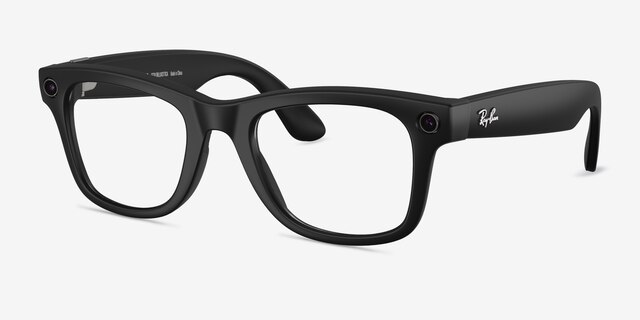 Ray-Ban Meta Wayfarer (Gen 2) - Square Matte Black Frame | Eyebuydirect