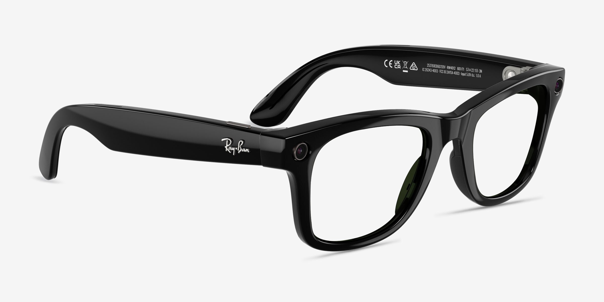 Ray-Ban Meta Wayfarer (Gen 2) - Square Shiny Black Frame