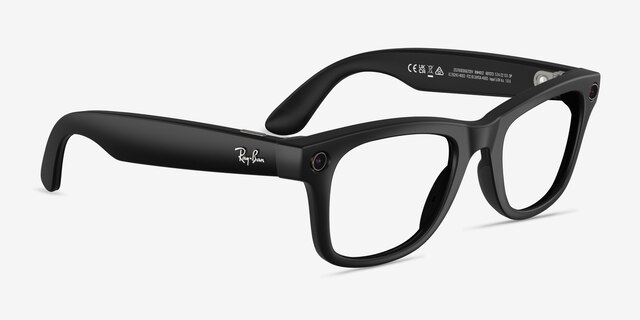 Ray-Ban Meta Wayfarer (Gen 2) Black Plastic from EyeBuyDirect