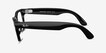 Ray-Ban Meta (Gen 2) Wayfarer Shiny Black Plastic from EyeBuyDirect, Side View