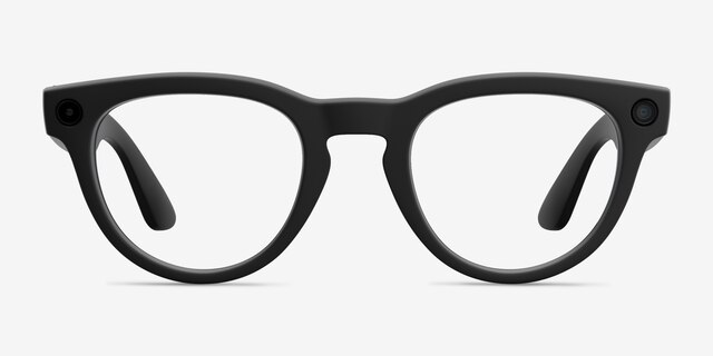 Ray-Ban Meta Headliner (Gen 2) Matte Black Plastic from EyeBuyDirect, Front View